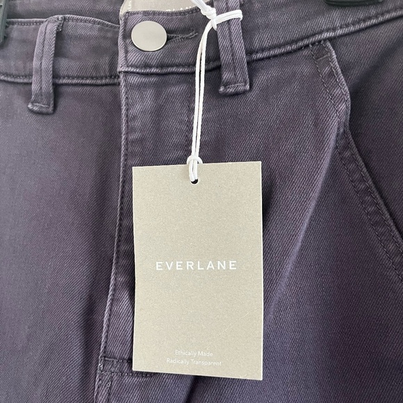 EVERLANE | Best Selling Classic Staple The Straight-Leg Crop in Shadow | Size 0 - Picture 11 of 12